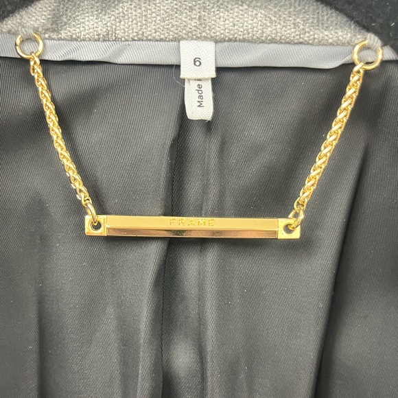 FRAME Velvet Classic Single-Button Blazer - Picture 7 of 7